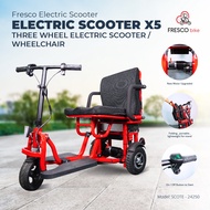 Fresco Electric Scooter X5 | Three Wheel Electric Scooter | Skuter Elektrik 3 Roda