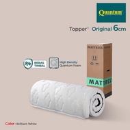 Quantum Mattress Topper 6cm / Spring Bed Mattress - Brilliant White, 90 x 200,