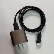 Matte Macaron Charger Data Cable Case Protector Winding Kit compatible for Apple 18W 20W Fast Charge