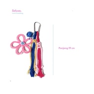 SELUSA MACRAME KEYCHAIN (charm bag) | Gantungan tas aesthetic