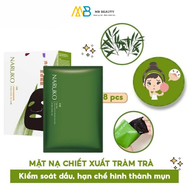 Mask Naruko Trà Tràm Mặt Nạ Trà Tràm Dành Cho Da Mụn Hộp 8 Miếng – Tea Tree Shine Control and Blemis