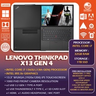LENOVO THINKPAD X13 GEN 4/YOGA - CORE i3/i5/i7/ -13TH GEN - 13.3” WUXGA INCH IPS 2K / TOUCHSCREEN