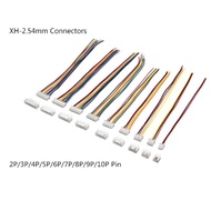 XH2.54 JST 2.54mm XH Cable XH-2.54 Connector Pitch 2 to 10 Pin Male Female Plug Wire Socket