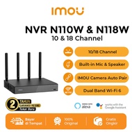IMOU N110W NVR N118W H.265 10 Channel 18CH Dual Band 2.4Ghz 5Ghz Wi-Fi H.265 4K UHD NVR