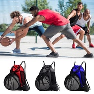 GFBB Luggage Expandable Traveling Gym Yoga Volleyball Outdoor Sports Basketball Mesh Pouch Storage Backpack Bag Sport Ball Bag Drawstring Backpack Bag