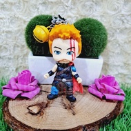 GANTUNGAN Thor Avengers Keychain Thor Superhero Keychain