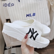 Dép bánh mì M.L.B NY dép đúc bóng chày quai ngang Slide thể thao cho Nữ- iDép Store DL361