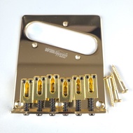 WK-Wilkinson 52.5mm(2-1/16 inch) 6 Saddles Modern TL Bridge for American ST TL Guitar Gold Golden WO