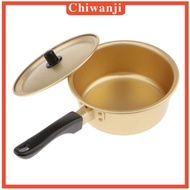 [Chiwanji] Korean Stretched Noodles Pot Yellow Aluminum Pot Instant Noodles Handle Type