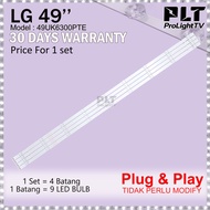 LG 49" LED LAMPU TV 49UK6300PTE / 49UK6320PTE TV BACKLIGHT / LED TV LAMPU 49UK6300 / 49UK6320