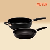 Meyer Accent Series Multi-Pan 2-Piece Set (Frying Pan 26cm+Multi-Pan 26cm) (Court Pan/Stir-fry Pan/Wok Pan)