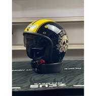 ZEUS HELMET CLASSIC RETRO ZEUS 388 WITH DOUBLE VISOR