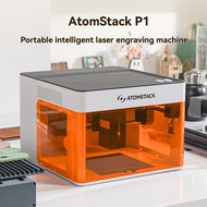 Atomstack P1 Mini Portable Laser Engraver 5W DIY Bluetooth Machine Painted Dog Tag Paper Leather Woo