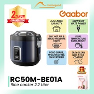 Gaabor Rice Cooker 2.2 Liter Magic Com Low Watt 400W Non-Stick Rice Cooker / RC50M-BE01A
