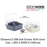 Elianware Dish Drainer With Cover E-288 Elianware Extra Large Dish Drainer Large Dish Drainer with C