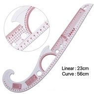 3250 Plastic DIY Sewing Ruler Multifunctional French Curve Ruler Clothing Sample Cutting Ruler Sleev