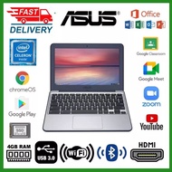 ASUS CHROMEBOOK C202s, Play Store Ram-4gb Ssd-16gb