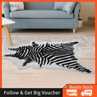 {SDGSEG} predolo Faux Zebra Print Rug Animal Rug Thick Gift Artificial Comfortable Area Rug Floor Ma