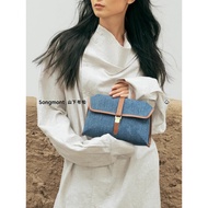 Bag [Singapore Delivery] songmont songmont Mountain with Matsuyama Travel Series Travel Denim Canvas