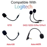 Replacement Game Mic For Logitech Asteo A30 A40 A40TR G735 G233 G433 G Pro X GProX Gaming Headset He