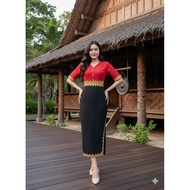 BORNEO DRESS WITH SPLIT