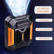 Quạt Mini Đeo Thắt Lưng F83 Giúp Làm Mát Hạ Nhiệt Cơ Thể Quạt Kẹp Hông Dung Lượng Pin 5000mAh Tích H