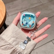 Cute 3D Flower Earphone Case for Baseus Bowie WM02s 2026 Wireless Bluetooth Charging Box with Pendan