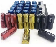 IRAYS Tyre nut Wheel Nut Anti-theft Nut Long Wheel Nut Steel Nut M12 x 1.5 Wheel Nut 20pcs