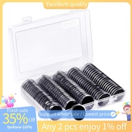 In stock-100 Pieces 30mm Coin Capsules and 5 Sizes (17/20/25/27/30mm) Protect Gasket Coin Holder Cas