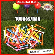 100pcs 36mm Pride Professional Tee Mixed Colors Step Down Plastic Pieces Golf-Tees