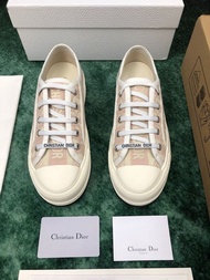 全新 Dior 迪奧 Walk'n 系列 老花刺繡厚底帆布鞋