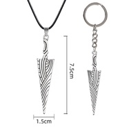 Hollow Knight Game Peripheral Necklace Keychain Pendant Pendant