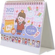 STOBOK 2023 Desk Large Calendar Schedule Recording Calendar Office Note Calendar 2022 Calendar The Office Decor Table Top Decor Office Decore Schedule Calendar Cute Stand up Iron