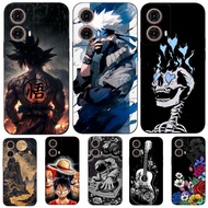 Case For Motorola MOTO G35 G85 Case Soft Silicone Phone Cover Black Tpu Skull Aesthetics