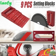 LANFY Setup Blocks, Calibration Size Markings Height Gauge Blocks, Rulers Precision Measuring Metric