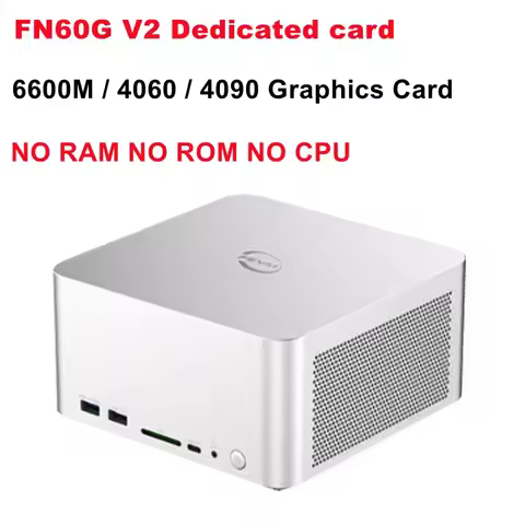 BitPC FN60G V2 MINI PC Dedicate Card DDR5 Dual M.2 2280 NVME SSD 5 Screen Display 4K@60Hz HD Desk Ga