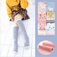 Children's long socks without heel folds, unicorn fox motif Kids Socks Children Socks Kids Long Sock