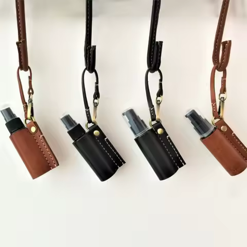 Case 60ml Storage Bottle Hand Washing Hand Sanitizer Keychain Refillable Bottles Spray Bottle Keycha