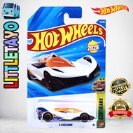 Hot Wheels X-Cceleron White Diecast Car Sport Car Track Race Racing