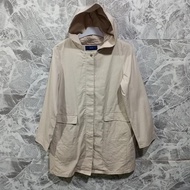 jaket parka SHIPS berhoodie size M polos casual bagus