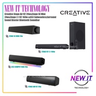 Creative Stage Air V2 20w & Stage SE Mini 24w & Stage 2.1 V2 160w & GS3 & GS5 Surround Sound Blaster