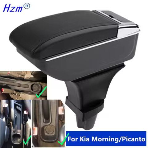 For Kia Morning Armrest Box For Kia Picanto Car Armrest Box Central Storage Box Interior Dedicated R