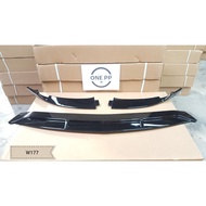 Mercedes Benz A Class W177 V177 Brabus Style Front Lip Skirt - Gloss Black