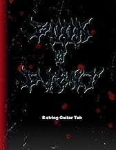 Book of Djent: 8-String Guitar Tab Notebook: Unleash Your Creativity with 8-String Guitar Tablature 