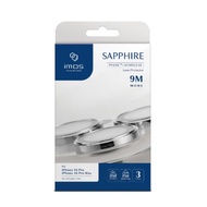 imos iPhone 16 Pro / 16 Pro Max 藍寶石鏡頭保護貼 鈦銀色 iPhone 16 Pro 16 Pro Max 1套