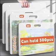 NARCISSUS13A0E File Folder, Portable A2/A3/A4 Painting Paper Storage Bag, High Quality Waterproof 4K