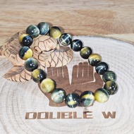 【訂製品】 金藍虎眼石 夢幻虎眼石 閃電眼 天然水晶 南非 6-18mm