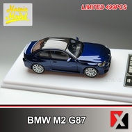 Howie Model 1:64 bmw G87 M2 Dealer Special Edition Tanzanite Blue