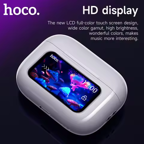 HOCO EW72/EW79 Wireless ANC Noise Reduction Music Game Earohones Stereo Earbuds Touch Control Chargi
