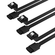 SABRENT SATA III (6 Gbit/s) Right Angle Data Cable with Locking Latch for HDD/SSD/CD and DVD Drives 